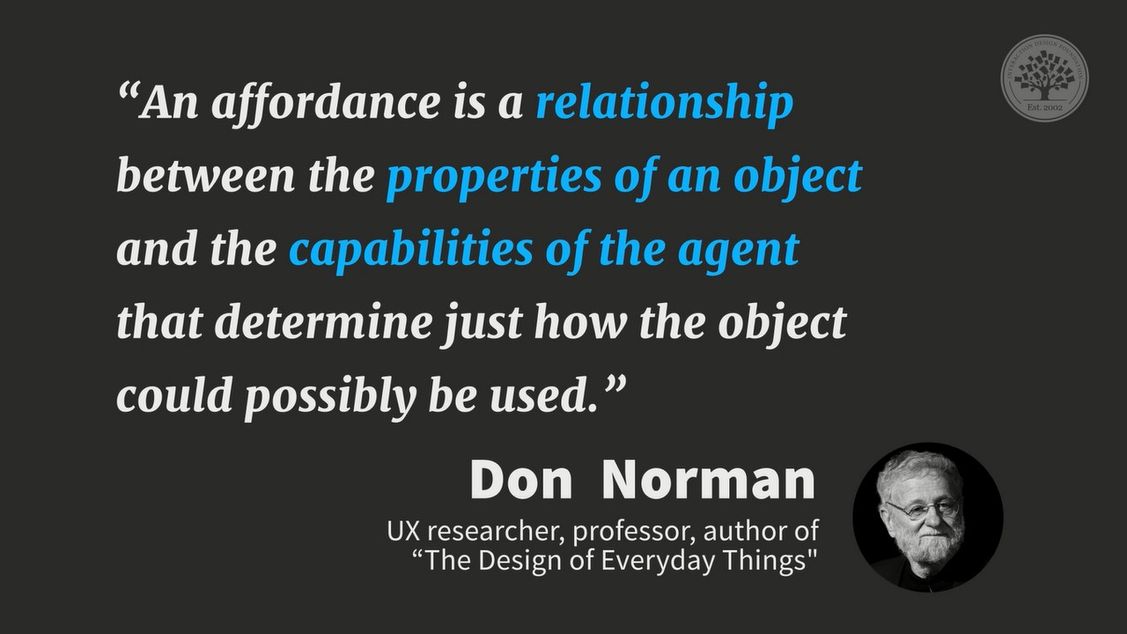 What are Affordances IxDF