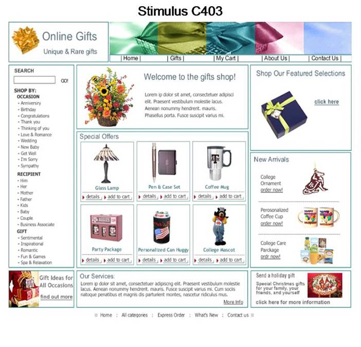 Sample of a Web Pages High in Visual Complexity (in Deng and Poole, 2010)