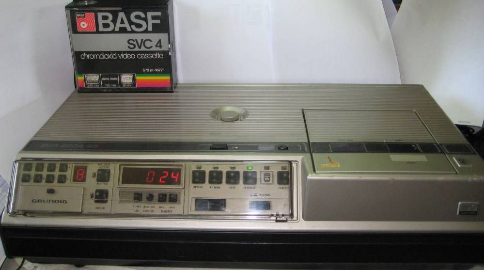 A Grundig SVR format video recorder from about 1980.