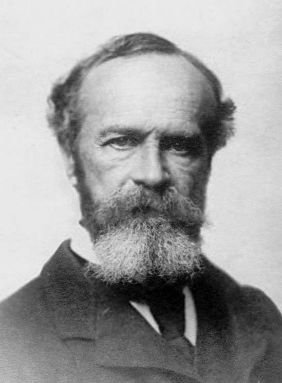 The American psychologist and philosopher William James (1842-1910), whose pragmatist philosophy has inspired somaesthetics and its insistence on the interaction between theory and practice.