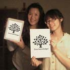 Lemon and her friend from Taiwan