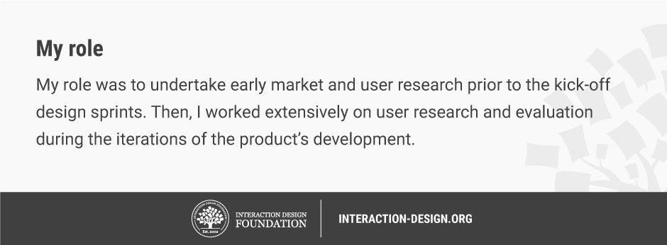 how to structure a ux case study