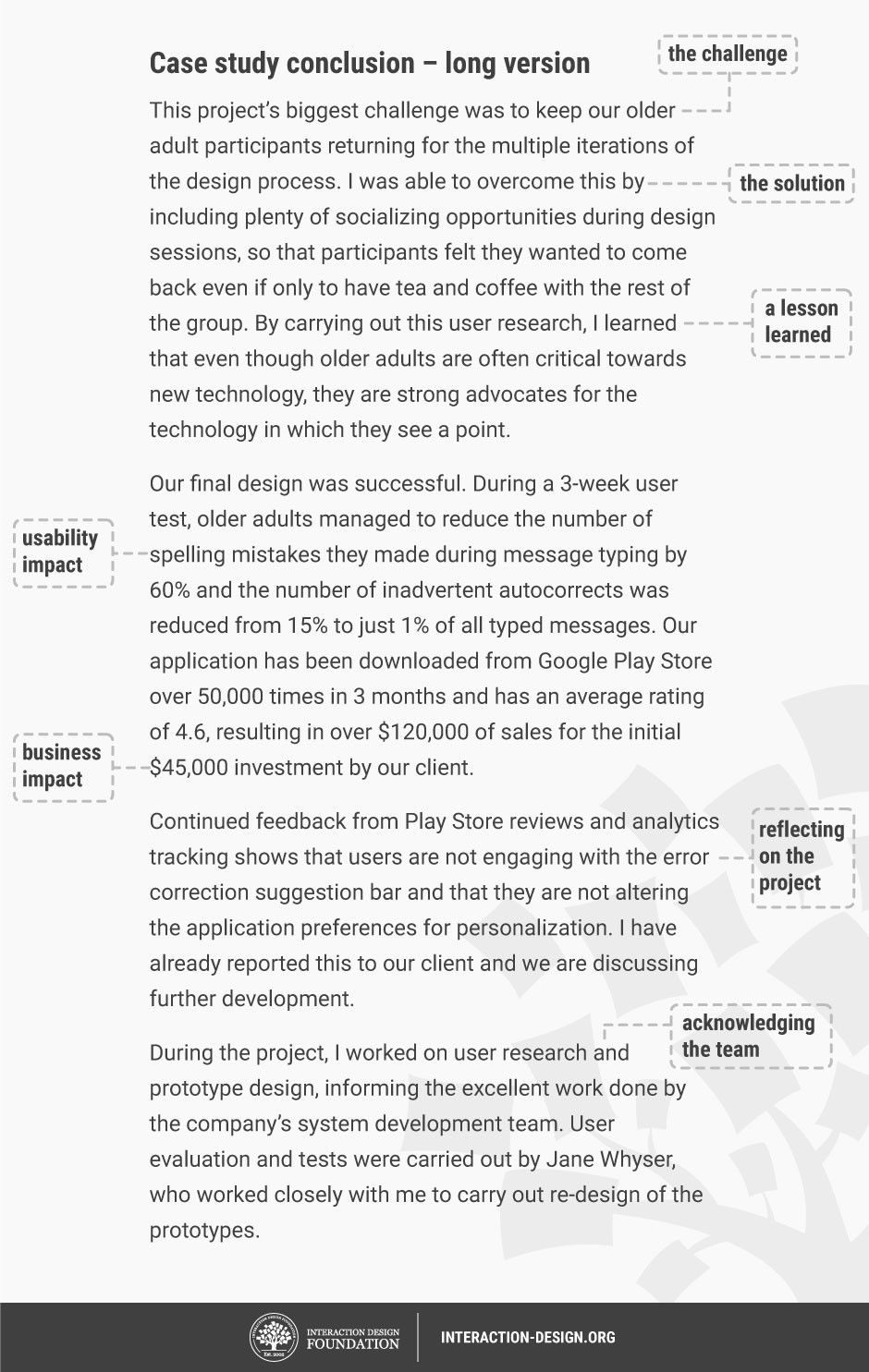 How To Write The Conclusion Of Your Case Study Interaction Design Foundation Ixdf