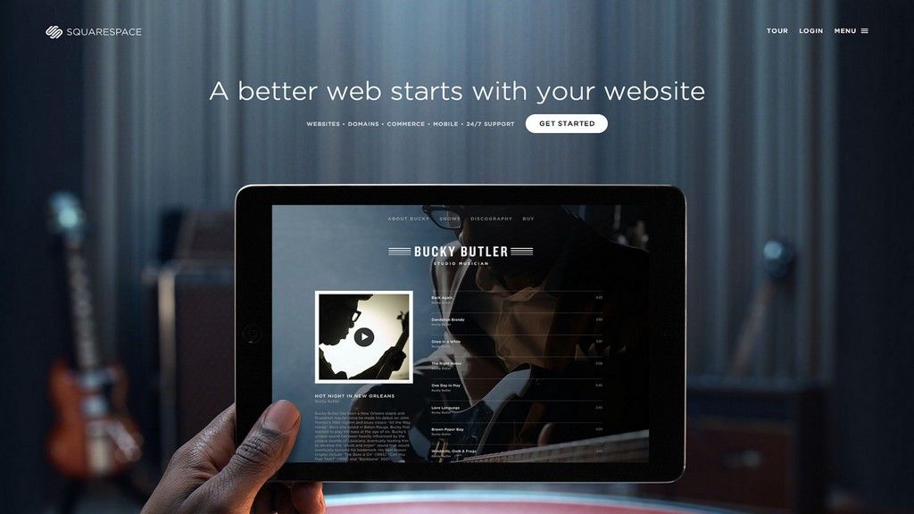 Web Design Content Management Systems: Squarespace