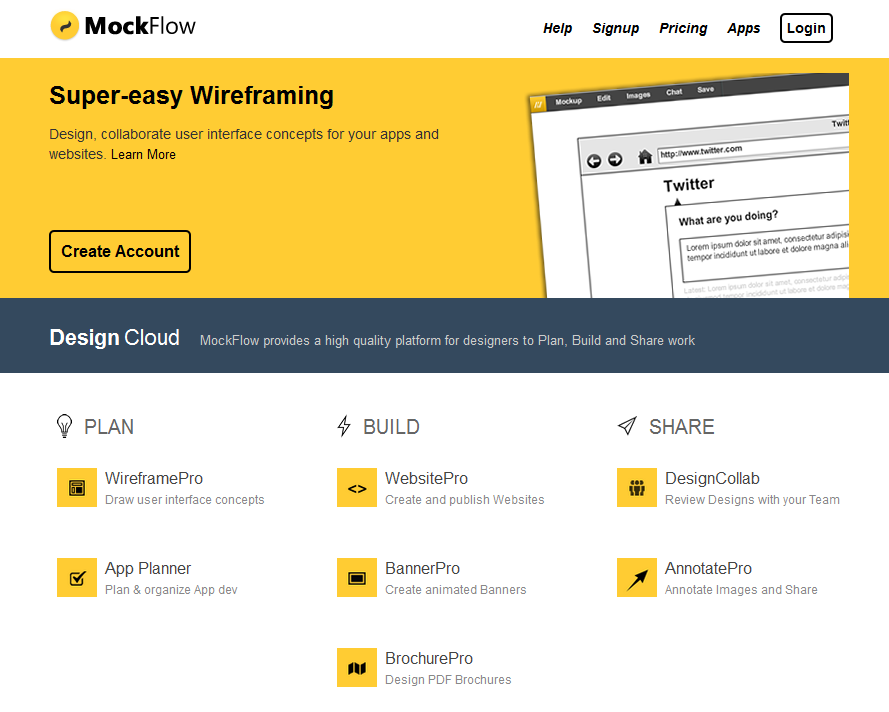 easy wireframe tools