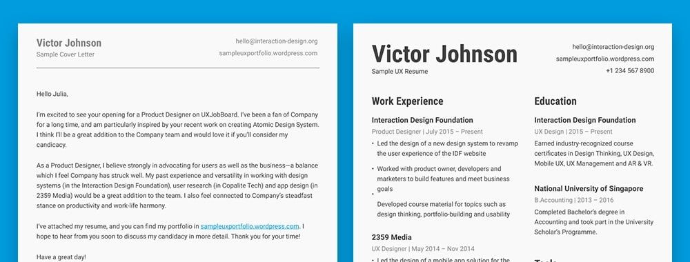 Product Designer Cover Letter